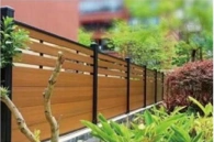 Snap-Together WPC Fencing System with Aluminum Frame Fencing